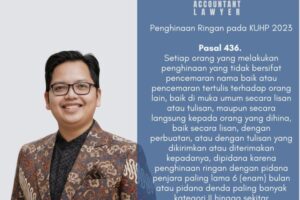 Tindak Pidana Penghinaan Ringan berdasarkan UU Nomor 1 Tahun 2023 tentang Kitab Undang-Undang Hukum Pidana (KUHP 2023).