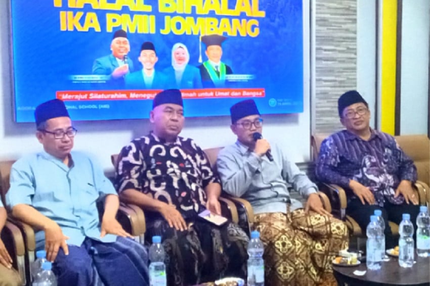 di halalbihalal ika pmii gus salam umumkan maju jadi calon ketum pbnu pmy yXudJN