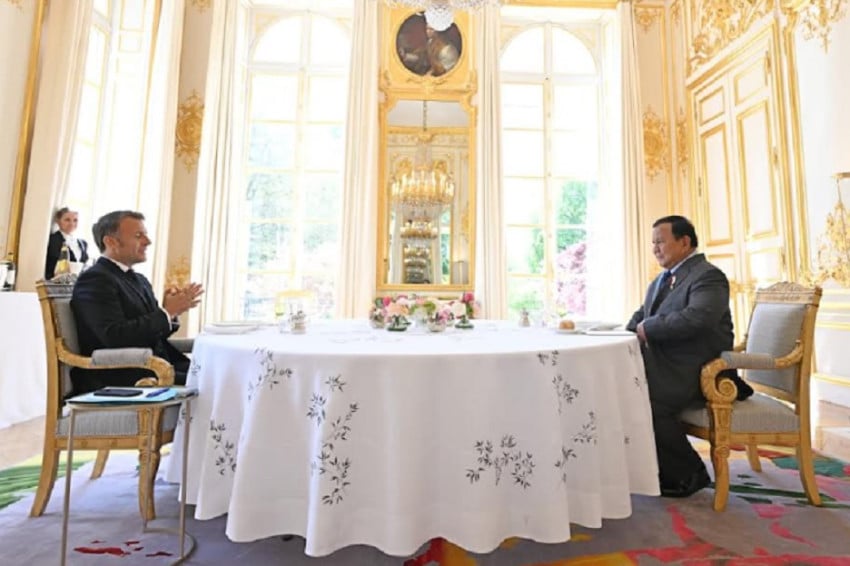 prabowo dan macron bahas pengadaan alutsista hingga pengembangan energi ees 71gBfm