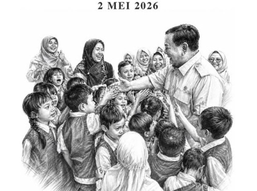 presiden prabowo ucapkan selamat hari pendidikan nasional ewm 3mZh5v